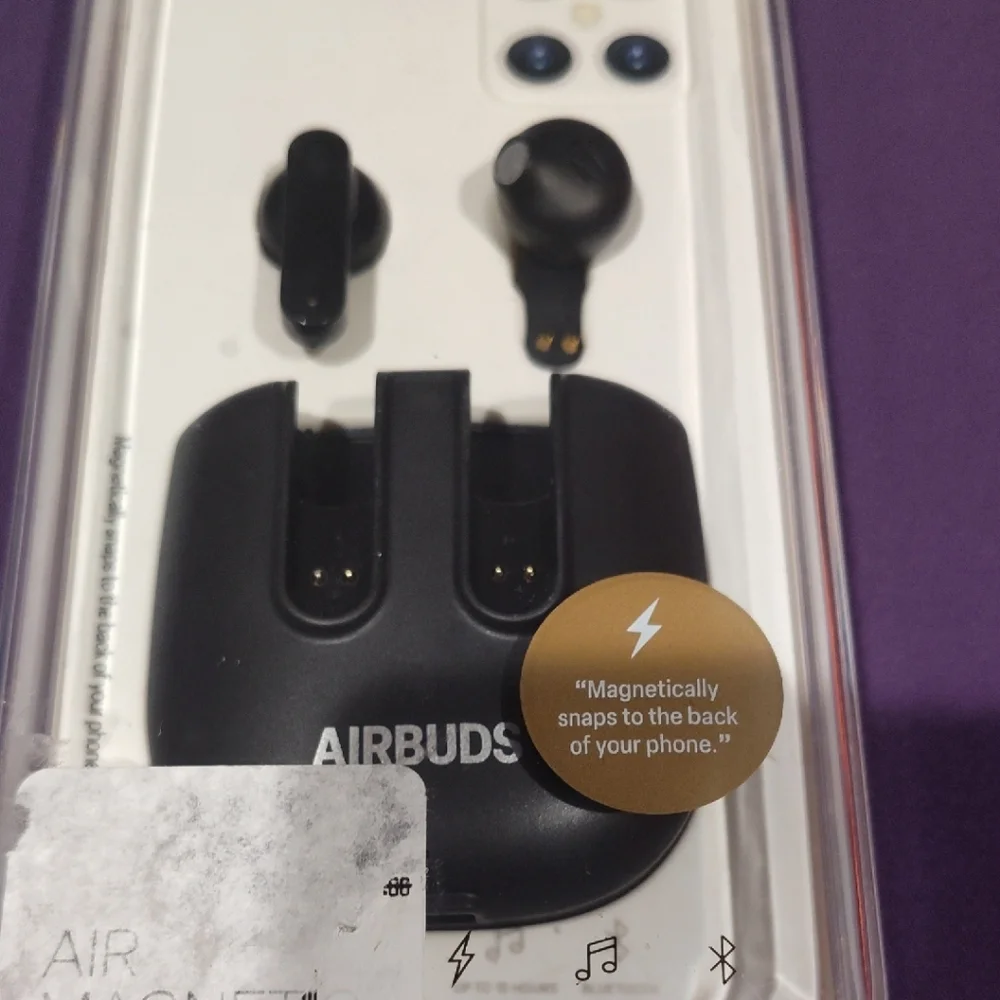 Black AirBuds Wireless Earbuds